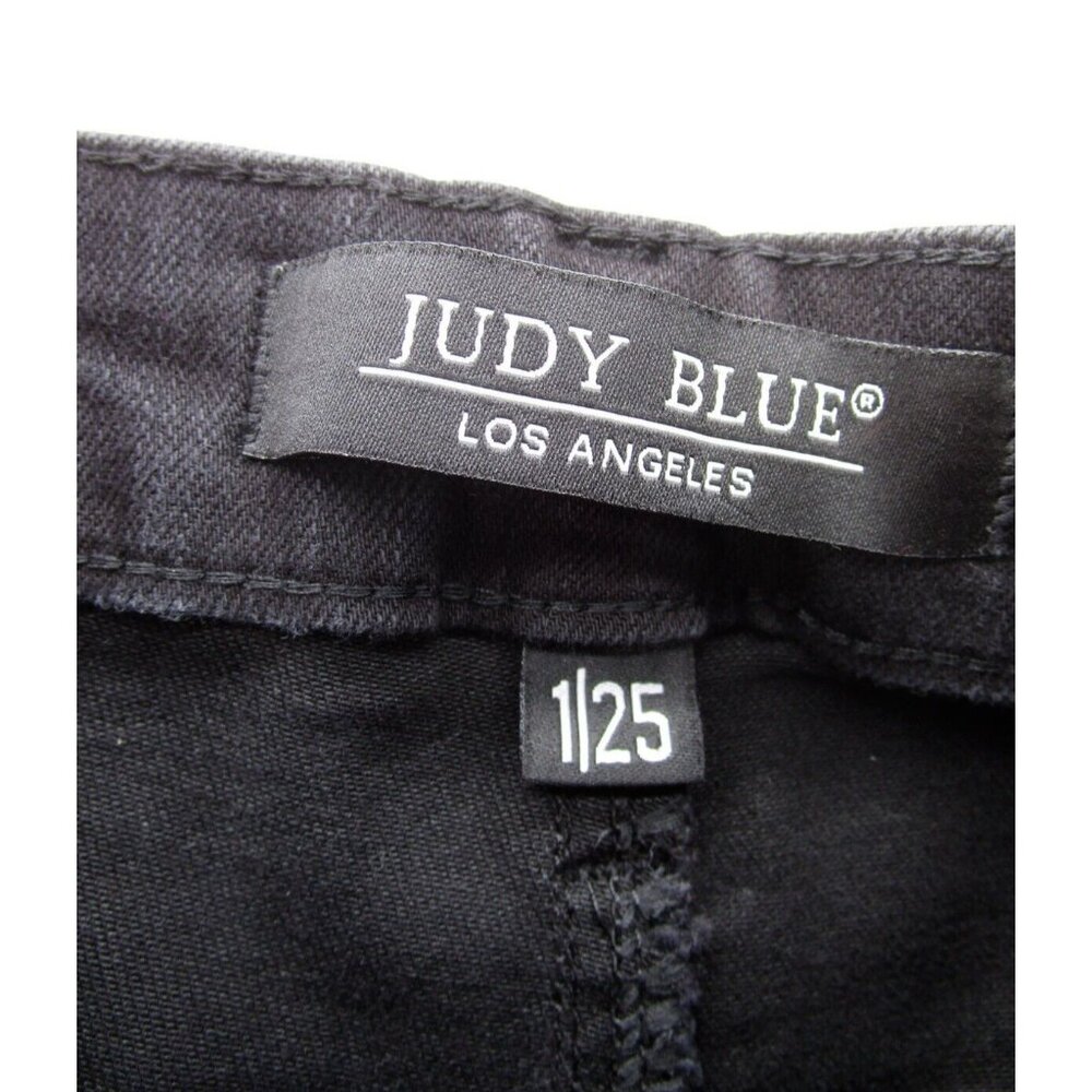 Judy Blue Jeans 1 Boyfriend Fit Denim Pants Preppy Stretch Juniors - Picture 9 of 12